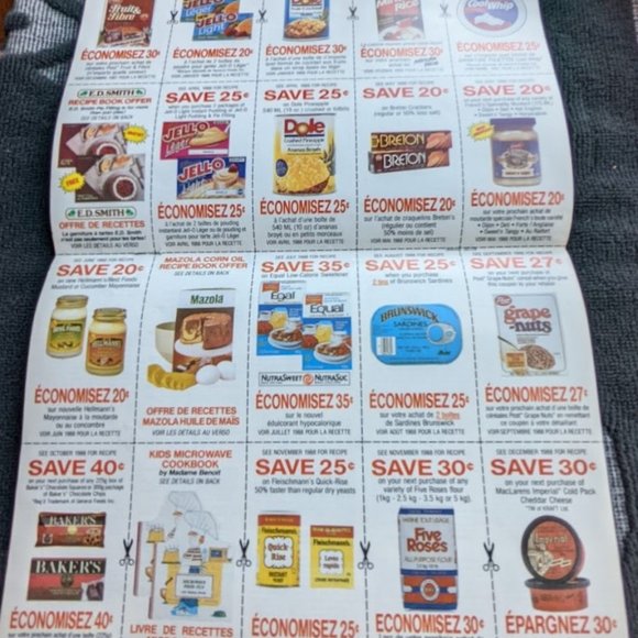 15% OFF Vintage 1988 Calendar/Planner Featuring Monthly Recipes © 1987 - Picture 15 of 16